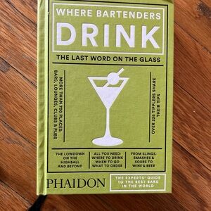 Phaidon Lime Green 'Where Bartenders Drink' Guide